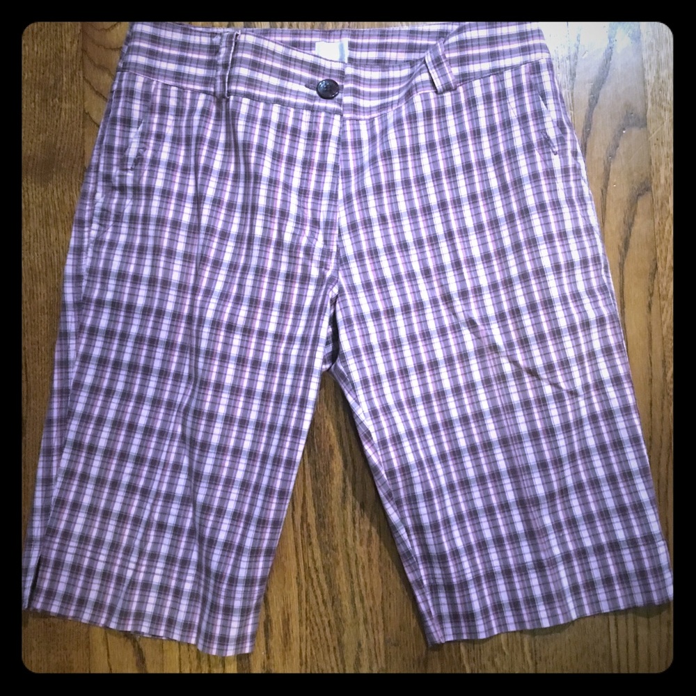 Lija purple pattern capris